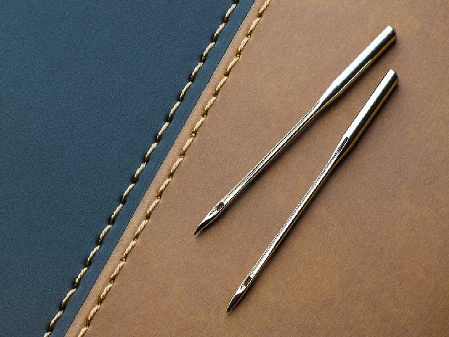 Trabalho de tapeçaria automotiva em detalhe